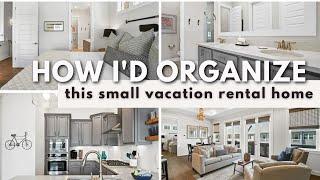 HOW I'D ORGANIZE THIS BLANK SLATE RENTAL HOUSE | Tips & Suggestions For Organizing A Small Home