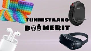 Tunnistaako Boomerit nykypäivän esineitä?