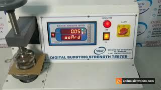 Bursting Strength Tester (Digital)