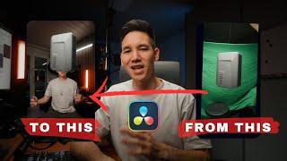 How To Remove Green Screen In Davinci Resolve 19