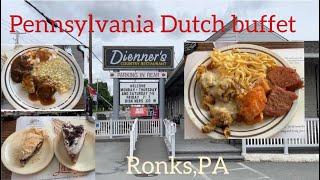 Pennsylvania Dutch buffet. Dienner’s Country Restaurant. Ronks, PA.
