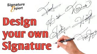 ️ How to design your own amazing signature