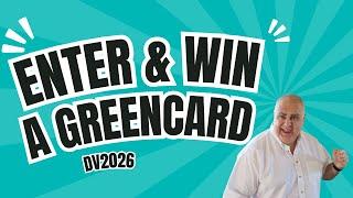 DV Lottery Greencard | How to enter and win the GREENCARD LOTTERY DV2026!!!