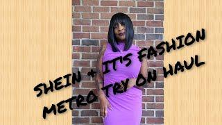 HUGE IT'S FASHION METRO & SHEIN TRY ON CLOTHING HAUL   FEATURING JUMPSUIT'S & DRESSES 