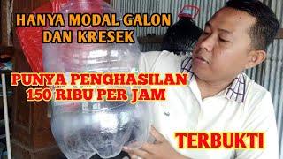 Hanya Modal Galon dan Kresek Hitam Kita Bisa Mempunyai Penghasilan 150 Per Jam...Kok Bisa 