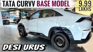 Tata Curvv Base Model Review - Insane! | Tata Curvv Smart Petrol | Tata Curvv 2024 Base Model Diesel