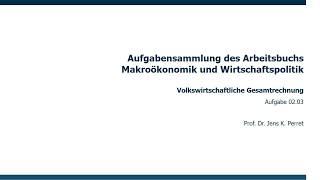 Volkswirtschaftliche Gesamtrechnung - Leistungs- und Zahlungsbilanz