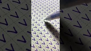 It’s that simple, just a letter “V”  #simple #relaxing #handwriting #chill #mood #shortvideo