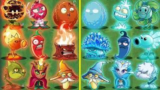 All Best FIRE vs ICE Plants - Who Will Win? - PVz 2 Plant vs Plant
