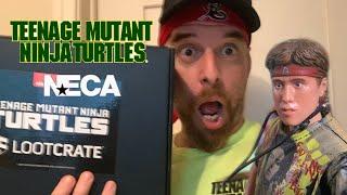 NECA TMNT - DANNY ( DAN) PENNINGTON figure review!! Loot Crate Ninja Turtles!!