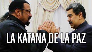 Steven Seagal regala una katana a Maduro - DOBLAJE