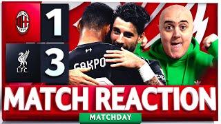 LIVERPOOL BOUNCE BACK IN STYLE! AC Milan 1-3 Liverpool Match Reaction