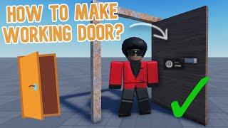 How to Make WORKING DOOR? | Roblox Studio Tutorial