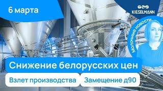 Новости за 5 минут: снижение белорусских цен, взлет производства и импортозамещение Д90