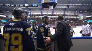 Carl Söderberg cross-checkar Per Ledin i ansiktet | 13-03-13 | Kvartsfinal 1 | HV71 - LHC