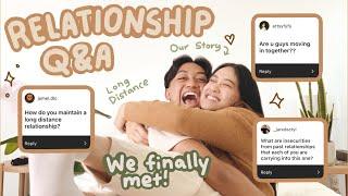 *EMOTIONAL* RELATIONSHIP Q&A: meet my boyfriend | long distance, setting boundaries,  insecurities