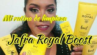 Jafra Royal Boost / Mi rutina de limpieza/ Cutis graso