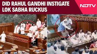 Parliament Session | Massive Opposition Protest As Rahul Gandhi Directs MPs To Step Into The Well