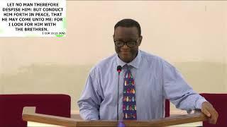 Deliverance Baptist Church: Sunday 25th September message - Pastor Marcellus Henry