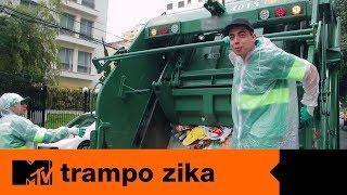 Lucas Maciel cai do caminhão de lixo | MTV Trampo Zika T1