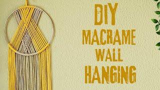 How to Make Macramé Wall Hanging | Easy DIY Tutorial