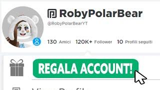 HO DECISO DI REGALARE IL MIO ACCOUNT RICCO DI ROBLOX A CHI GUARDA QUESTO VIDEO!