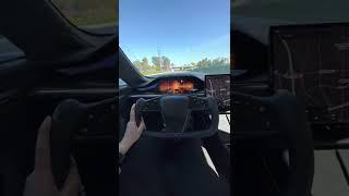 1020마력 전기차 테슬라 모델S 플래드 제로백마일(160km/h) 테스트 #shorts