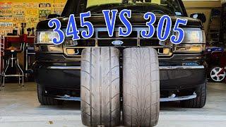 345 vs 305 Tires. Fitting The Widest Tire On My Ford Lightning