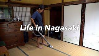 [CC] Deep Cleaning a Old Japanese House on a Slope in Nagasaki During a Break in the Rainy Season