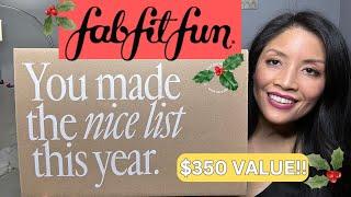 FABFITFUN WINTER BOX 2024 REVEAL & Customization options  #fabfitfunpartner unboxing #fabfitfun