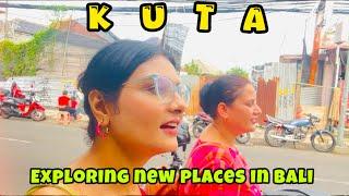 Bali trip vlog -10 | Reached Kuta | Exploring new places in Bali #balitravel ​⁠#kuta@anuradhaBhawana