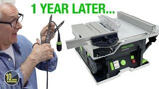 Cutting The (tablesaw) Cord 1 Year Later [video 573]