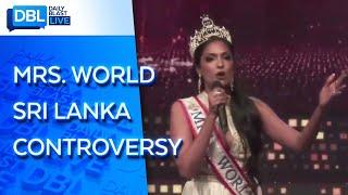 Mrs. Sri Lanka Winner Hurt After Former Winner Rips Crown Off Her Head