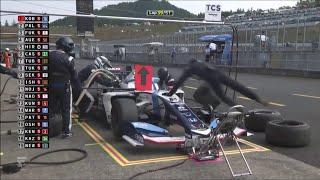 Super Formula acrobatic pit stop: Alex Palou