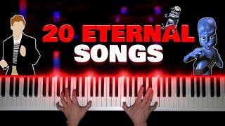 20 ETERNAL SONGS ON PIANO  (80s - 2000s)