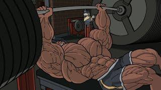 Androgyn massive reps - Muscle growth animation