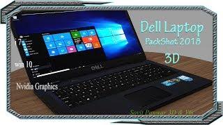 i7 Dell Laptop PackShot  2018 (3D Packshot)
