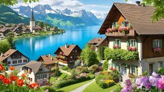 Iseltwald _ Real Life Fairytale Village In Switzerland | Netflix _ Crash Landing on You Location !
