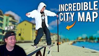 INCREDIBLE CITY MAP WITH AMAZING STREET SPOTS - Skater XL