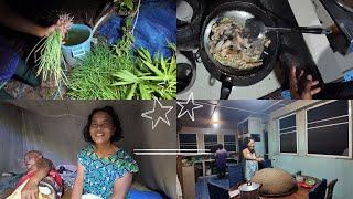 Rural Thai Family Life: Cooking, Farming, and Tradition Countryside  in the Morning.