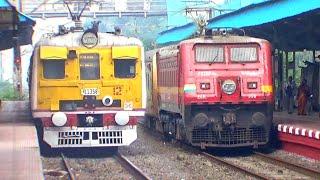  100 KMPH Indian Railway Train Compilation | Galloping Trains Pass Through Station at Full Speed