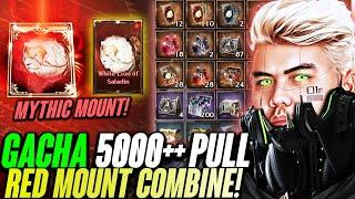 RED MOUNT COMBINE REAL! Thank God! GACHA 4000+ PULLS! - Night Crows