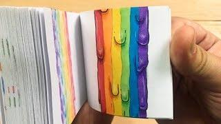 How To Make Rainbow Slime (a flipbook)