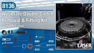 8136 | Wet Plate Double Clutch Removal & Fitting Kit - for VW Group