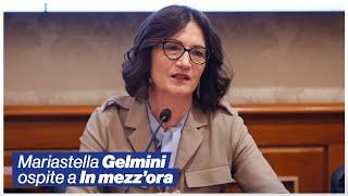 Mariastella Gelmini ospite a In mezz'ora