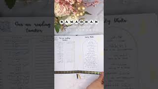 Ramadhan Journal Flip through  #shorts #short #bujo #bulletjournal #ramadhan #ramadhan2023