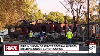 5 Homes, Apartment Complex Destroyed In Massive Ogden Fire