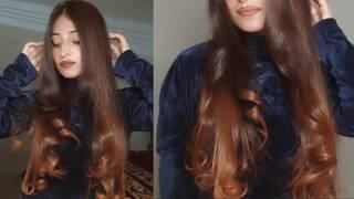 my current BlowDry hair routine, How to Blow Dry at home | Blow Dry curls with Straightner hairstyle