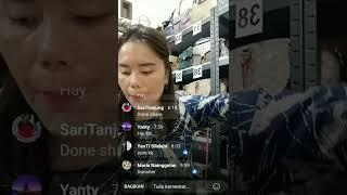 Bunda cantik bikin gagal fokus live jualan online Tali pinggang branded motif elpong hanya 45