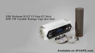 SXK Stickman SLGT V2 Gera GT Style 60W VW Box Mod